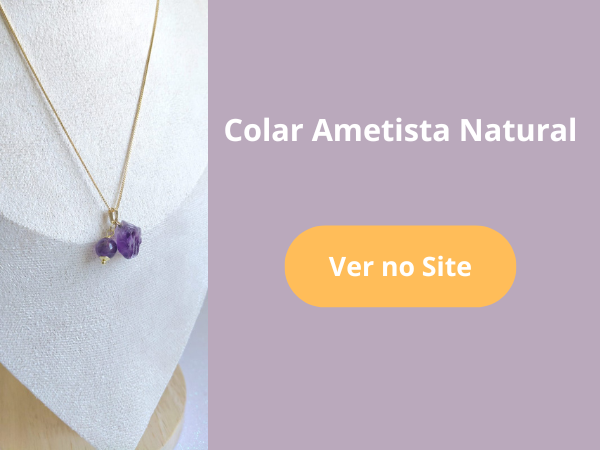 colar ametista 