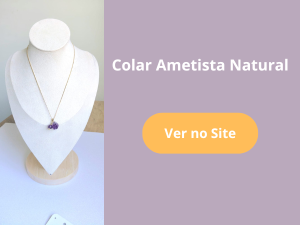 colar ametista 
